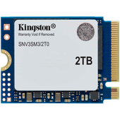 kingston 2tb nv3 ssd m.2 2230 pcie 4.0 nvme, read: 6,000/ write: 5,000mb/s