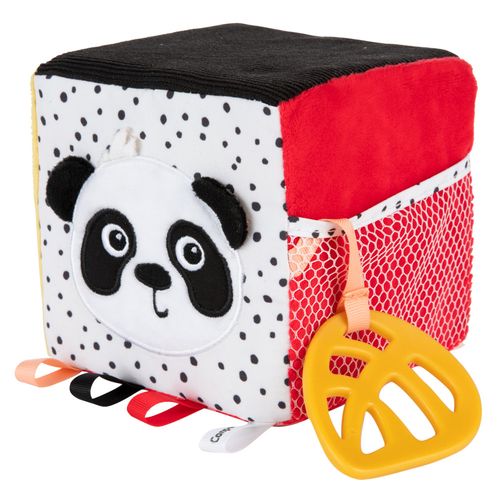 CANPOL BABIESBOO MIĘKKA SENSORYCZNA KOSTKA DO ZABAWY Z GRYZAKIEM na Arena.pl