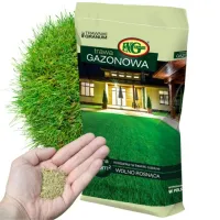 TRAWA NASIONA OGRODOWA OZDOBNA GAZONOWA 5KG WOLNOROSNĄCA