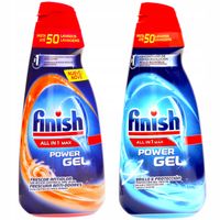 2 x Żel do Zmywarki ALLinOne 2 x 1000ml FINISH Mix Orange Regular 100 Myć