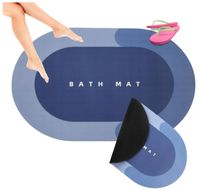 Mata Dywanik łazienkowy 50x80 Niebieski