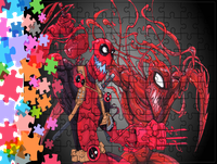 Puzzle tradycyjne Deadpool - Marvel