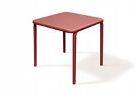 Stół Ferne tworzywo sztuczne Berne czerwony