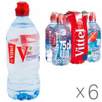 Vittel Woda Mineralna Sport Niegazowana Bogate Minerały - PET - 6x0,75L