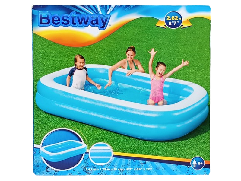 Dmuchany basen - Bestway 51x175x262cm - 778L zdjęcie 3