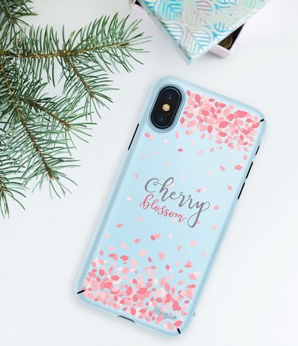 KOBIECE ETUI CASE WIŚNIA RINGKE SLIM IPHONE X na Arena.pl