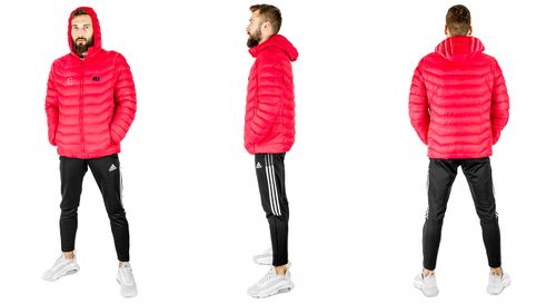 Kurtka podgrzewana czerwona rozmiar M na Arena.pl