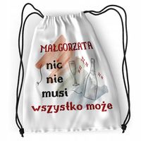 Plecak Dla Małgorzaty Sportowy Szkolny Worek Torba Z Nadrukiem Ze Zdjęciem