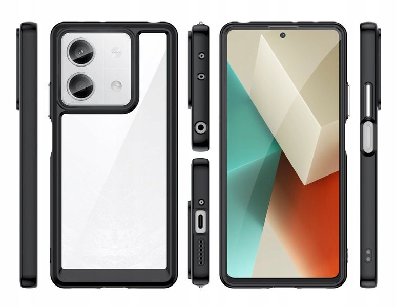 Plecki niktrade do Xiaomi Redmi Note 13 5G czarny zdjęcie 4