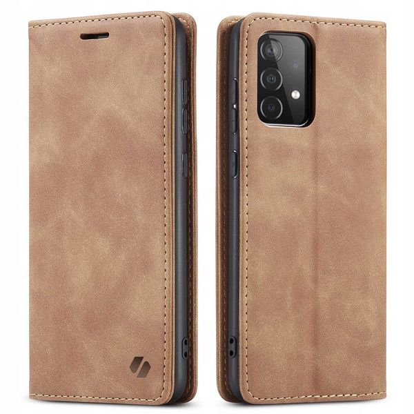 Spacecase Wallet Galaxy A52 5G Light Brown zdjęcie 3