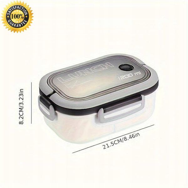 LUNCHBOX LUNCH BOX ŚNIADANIÓWKA POJEMNIK PUDEŁKO BOX Z PRZEGRÓDKAMI 1200ML zdjęcie 15