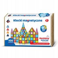 Klocki magnetyczne 100 elementów