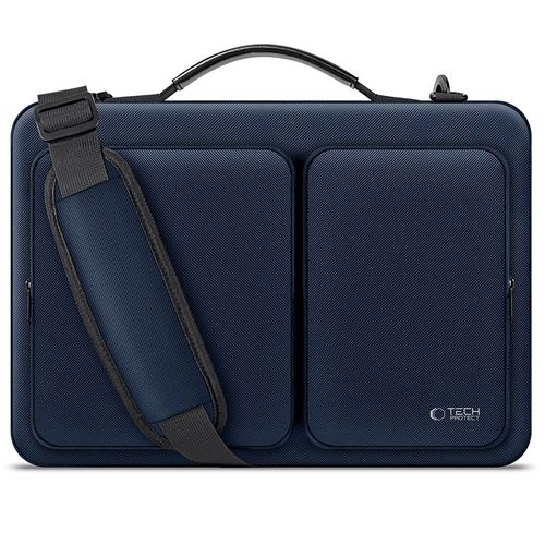Torba Tech-Protect Defender na Laptopa 15-16" Wyściełana Ochronna Granatowa na Arena.pl