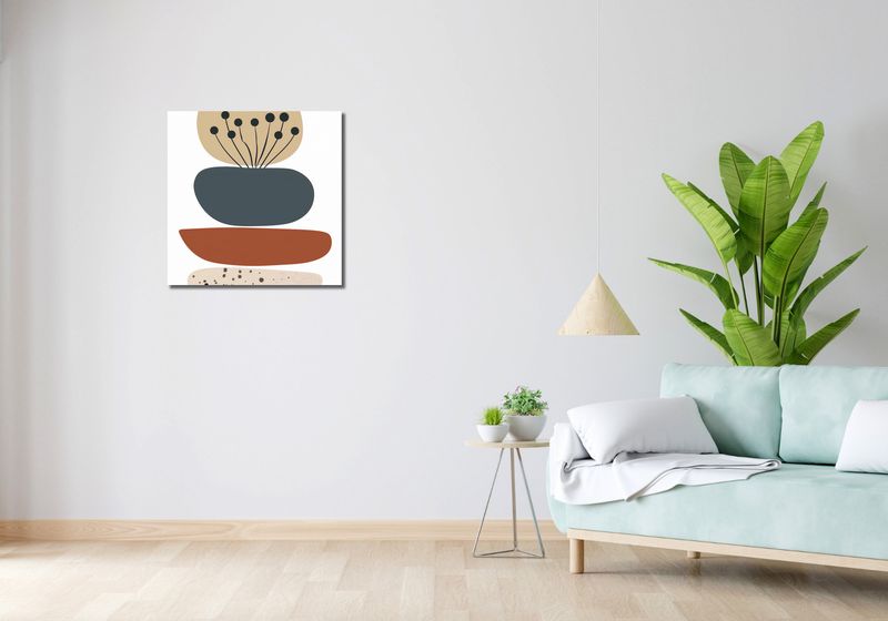 Obraz 60x60cm Organiczna Kompozycja zdjęcie 2