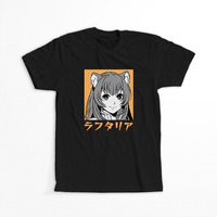 Koszulka Czarna - The Rising of the Shield Hero - WYBIERZ KOLOR KOSZULKI I FASON Męska 3XL