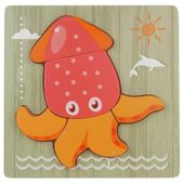 drewniana układanka edukacyjna puzzle - kalmar