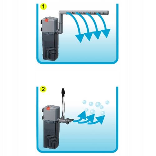 Filtr wewnętrzny gąbkowy Happet ORCA 600 DO AKWARIUM 120-250L na Arena.pl