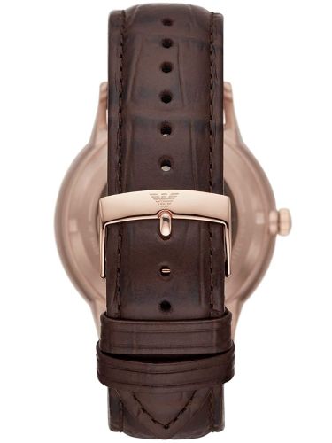 Zegarek męski EMPORIO ARMANI SKELETON AUTOMATIC AR60039 (zi055b) na Arena.pl