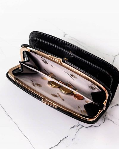 duży portfel damski ze skóry naturalnej - peterson na Arena.pl