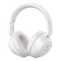 słuchawki bezprzewodowe nauszne bass 30 max bluetooth 5.3 - białe