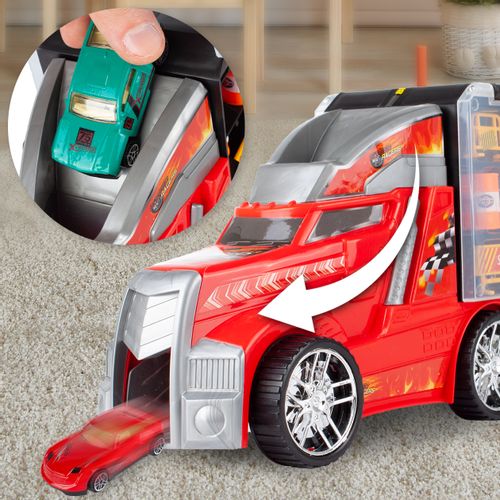 Ciężarówka z 6 Autkami 23 Elementy na Arena.pl