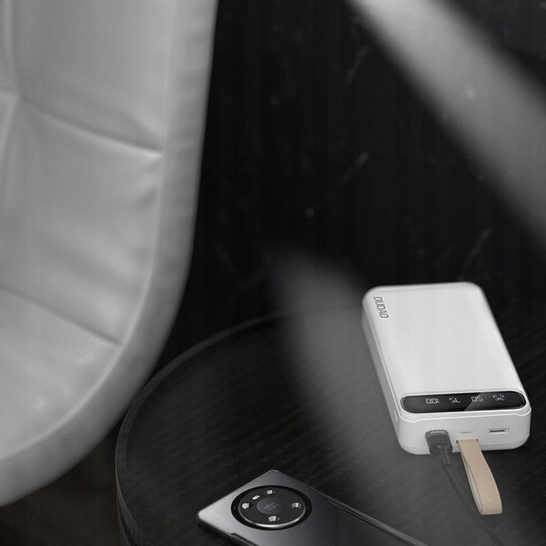 DUDAO DUŻY MOCNY POWERBANK 30000 mAh 2x USB / USB C Z LAMPKĄ LED zdjęcie 12