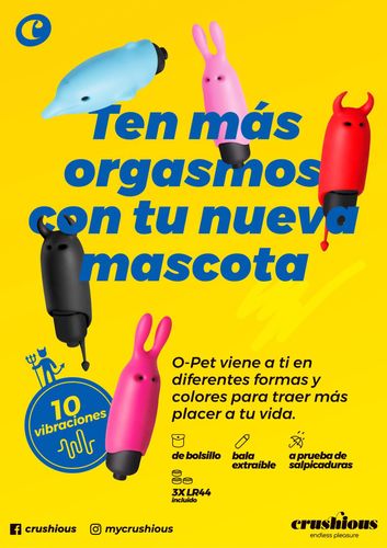 Crushious O-Pet Rabbit With 10 Vibration Bullet Pink na Arena.pl