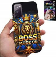 ETUI DO SAMSUNG GALAXY S20 LITE - BOSS LEW Z KORONĄ NA TARCZY CASE + FOLIA