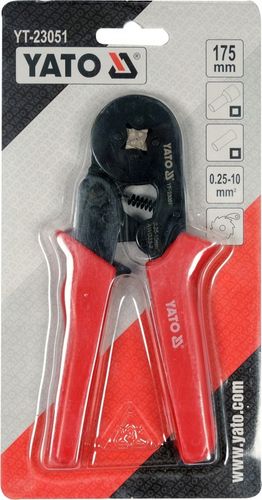YATO SZCZYPCE DO ZACISKANIA KONEKTORÓW TULEJOWYCH 175mm 0,25-10mm YT-23051 na Arena.pl