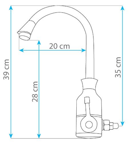 Podgrzewacz wody przepływowy naścienny Wall Termo Quick na Arena.pl