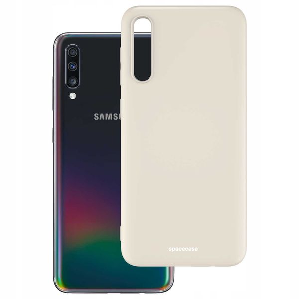 Spacecase Silicone Case Galaxy A70 Bone zdjęcie 2