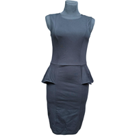 Sukienka Przed Kolano Casual Elegancka Czarna M Wiskoza Wygodna Letnia