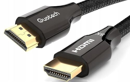 Kabel HDMI 2.1 8K Ultra High Speed QUOTECH 1.5m na Arena.pl