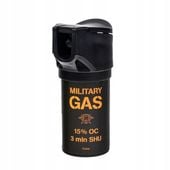 Gaz pieprzowy obronny obezwładniający Military Gas 50 ml stożek 15% OC