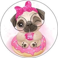 Opłatek na tort Urodziny Pies Piesek Pieski Okazjonalny