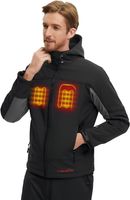 Męska podgrzewana kurtka CONQUECO, elektryczna, z akumulatorem, Rozmiar L