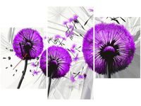 60CM 90 ZEGAR 3 ELEM DMUCHAWCE FIOLECIE ŚCIENNY