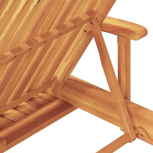 Leżak 2 pcs Ciemnoszary 200 x 67 x 84cm Lite drewno akacjowe na Arena.pl