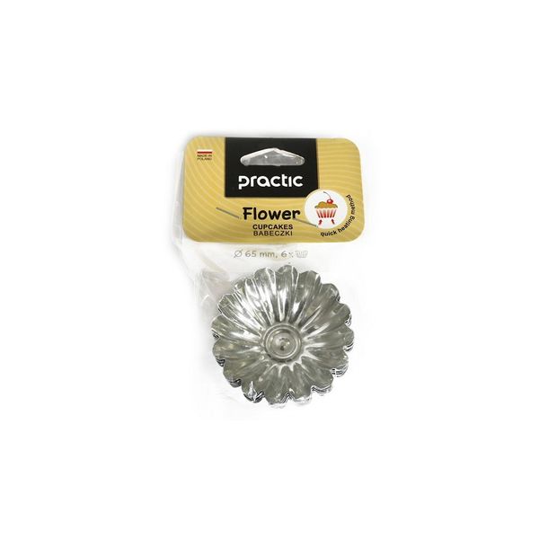 FOREMKI DO BABECZEK FLOWER PRACTIC 6,5 CM x 6 SZT zdjęcie 1