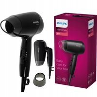 SUSZARKA DO WŁOSÓW PHILIPS MAŁA KOMPAKTOWA SKŁADANA PODRÓŻNA Z NASADKĄ