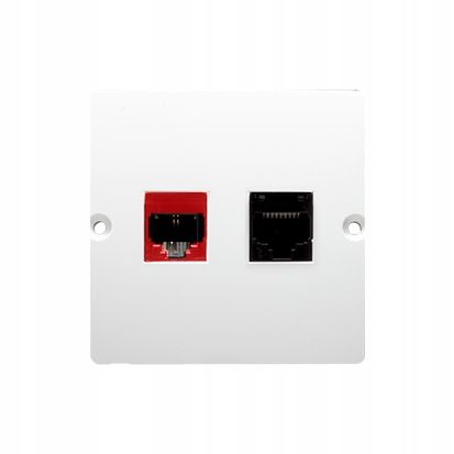 SIMON BASIC Gniazdo RJ45+RJ11 biały BMF5T.02/11 na Arena.pl