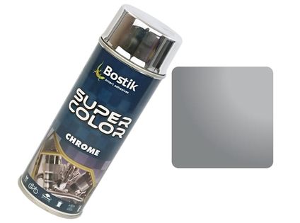 Farba w sprayu Super Color Chrome 400ml (srebrny)