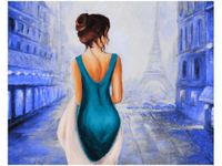 40X50CM OBRAZ FRANCUZKA SUKNI OBRAZ