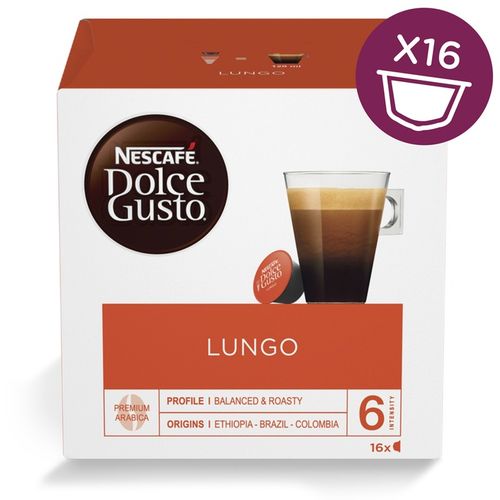 Kapsułki do ekspresu Nescafe Dolce Gusto Lungo 16x na Arena.pl