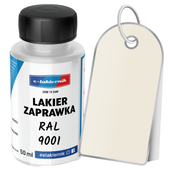 lakier zaprawkowy zaprawka samochodowy ral 9001 krem kremowy połysk 50 ml