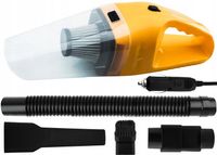 Odkurzacz Samochodowy Mocny Filtr Hepa do Auta 12V 80W + Końcówki + Torba