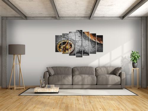 Obraz Zabytkowa mapa 140x80 wzory na Arena.pl