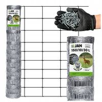 SIATKA OGRODZENIOWA wys 150cm leśna 50MB 150/10/30 L pola sady lasy budowa