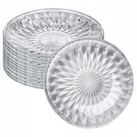 Talerze deserowe szklane talerzyki Altom Design Stella 15cm zestaw 12 sztuk
