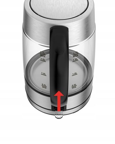 Czajnik elektryczny szklany TEFAL KI772D38 1,7 l 2200 W podświetlany na Arena.pl